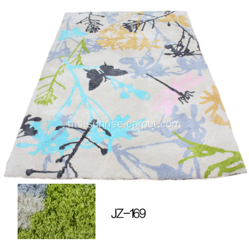 Nipis Microfiber Rug / Carpet dengan Beauty Design